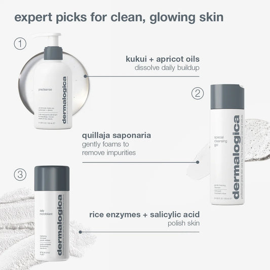 expert cleanse + glow (3 full-size)