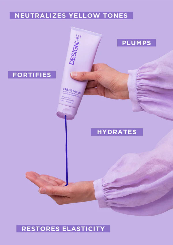Fab.Me Blonde Fortifying Purple Shampoo